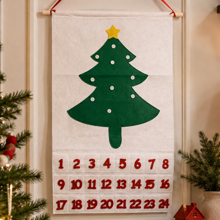 Handmade Felt Christmas Advent Calendar