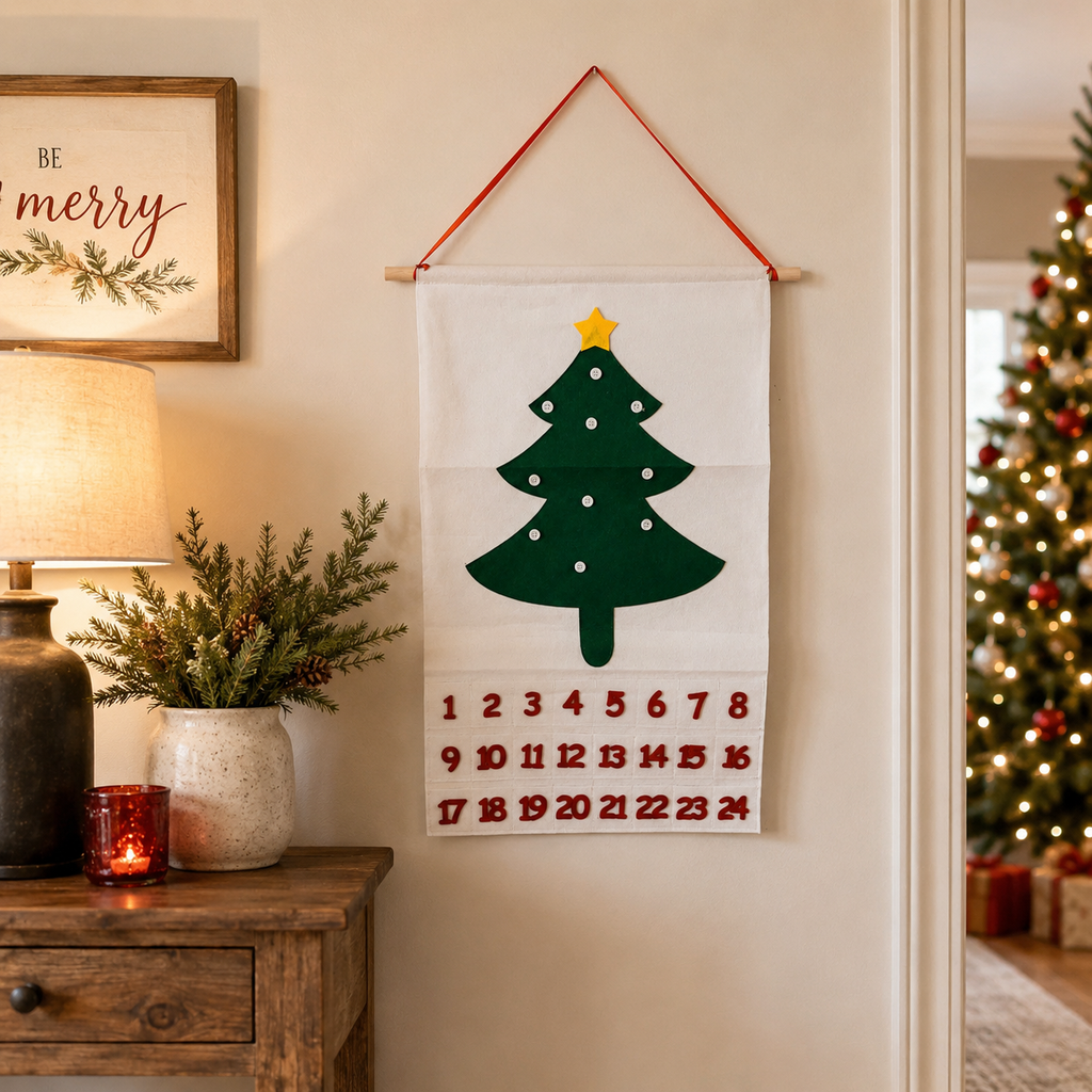 Handmade Felt Christmas Advent Calendar