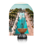Breath Wood Smoked Glass Reed Diffuser with Aroma Oil