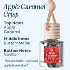 Apple Caramel Crisp Scented Hanging Refillable Car Freshener Diffuser