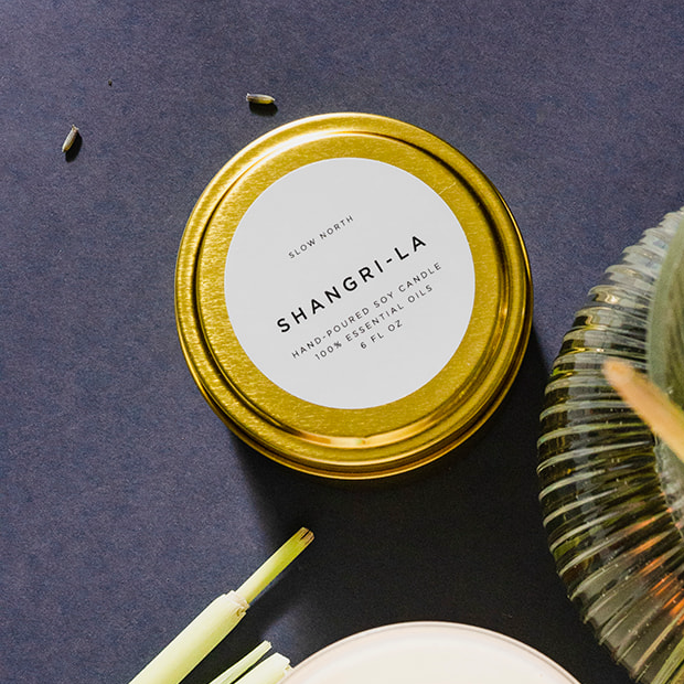 Shangri-La - Eucalyptus + Lavender + Lemongrass Candle