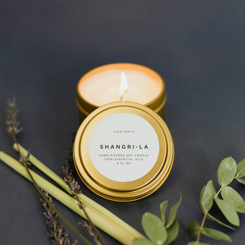 Shangri-La - Eucalyptus + Lavender + Lemongrass Candle