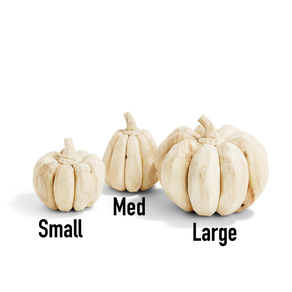 Hand Crafted Wooden Farmhouse Pumpkin Trio