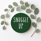 Minimalist Christmas Premium Ceramic Coasters with Cork Back — Select Your Pack & Color
