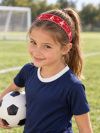 French Football Soccer Headband