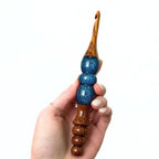 Sparkle Rosewood Crochet Hook — Choose Your Size
