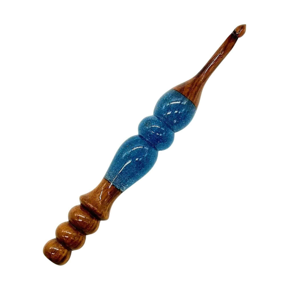 Sparkle Rosewood Crochet Hook — Choose Your Size