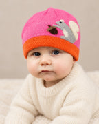 Squirrel Cashmere Hat - Baby — Select Your Color