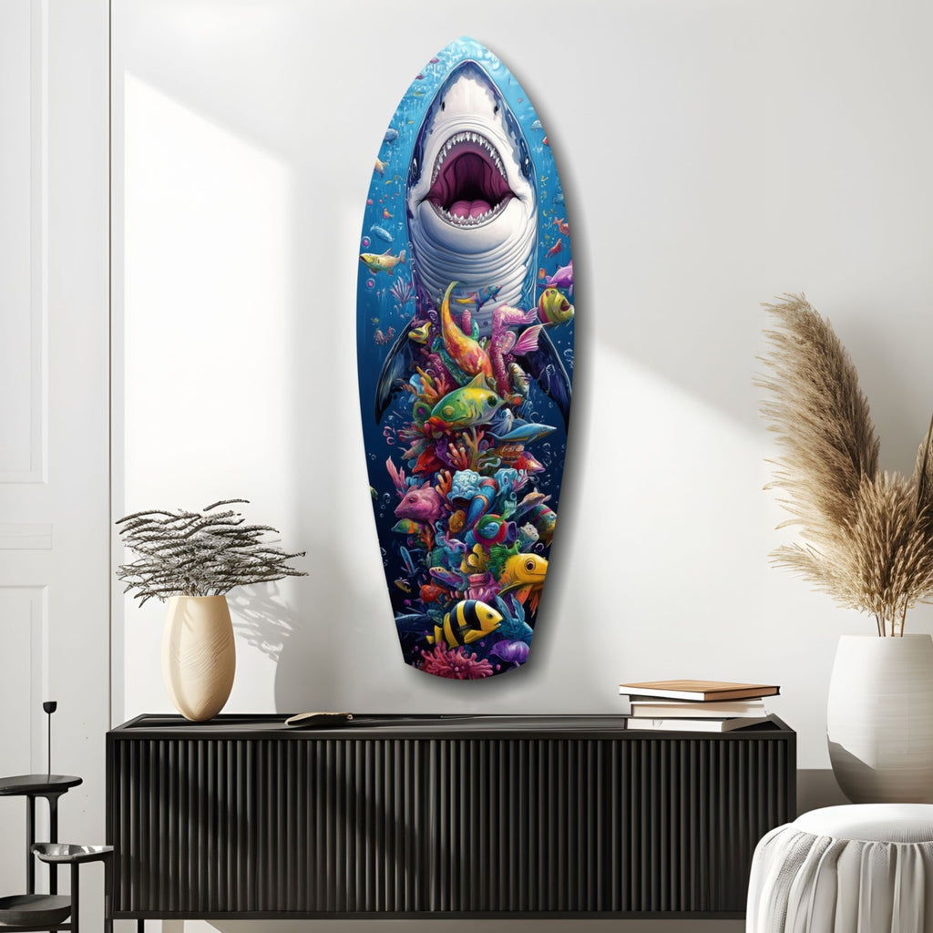 Beneath the Predator Glass Wall Art