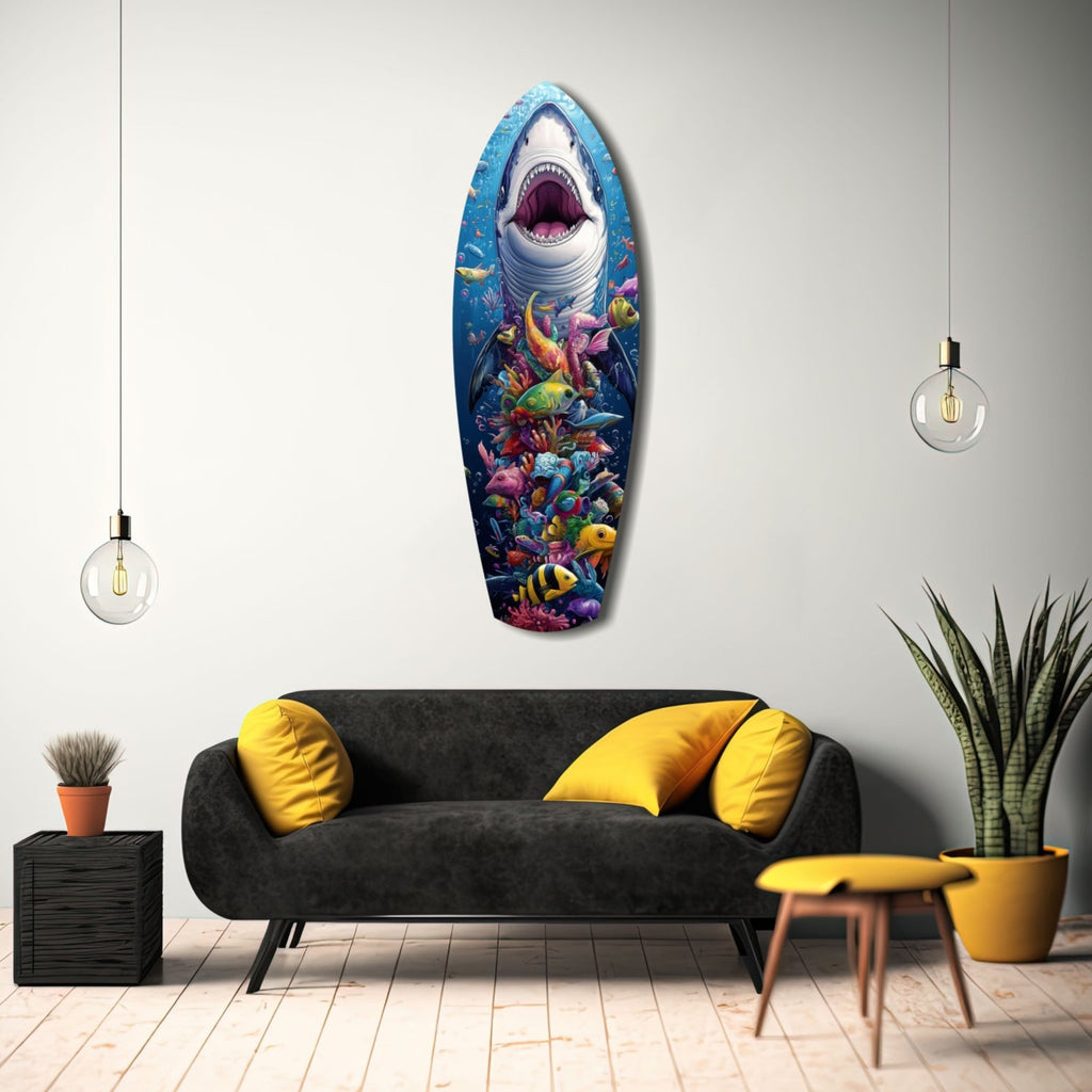 Beneath the Predator Glass Wall Art
