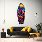 Mr Octopus Glass Wall Art