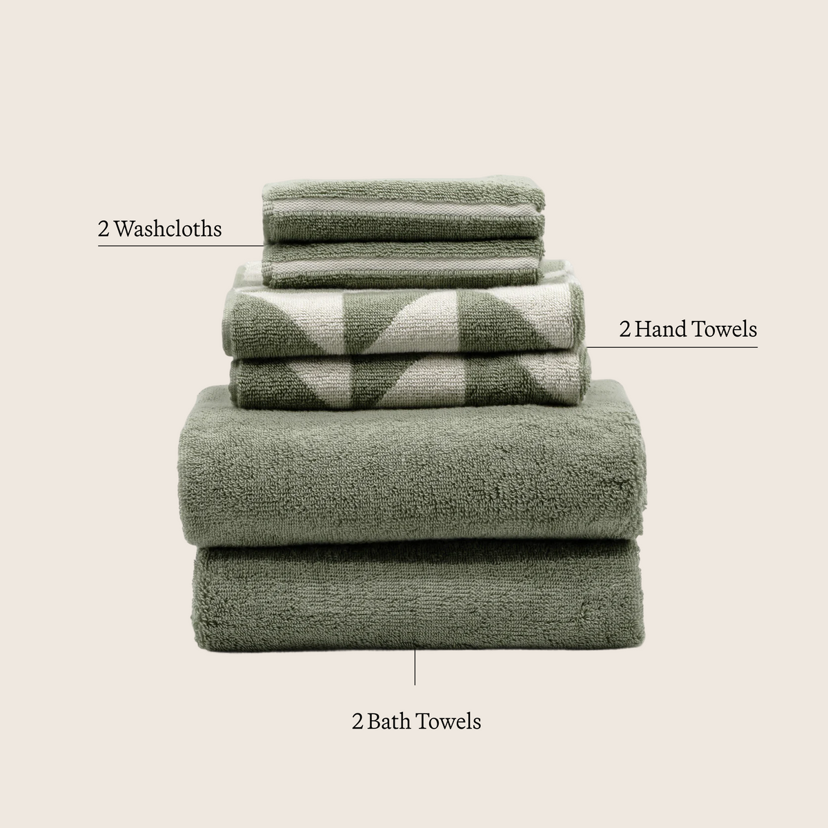 Deia Australian Cotton Towels — Select Your Color & Size