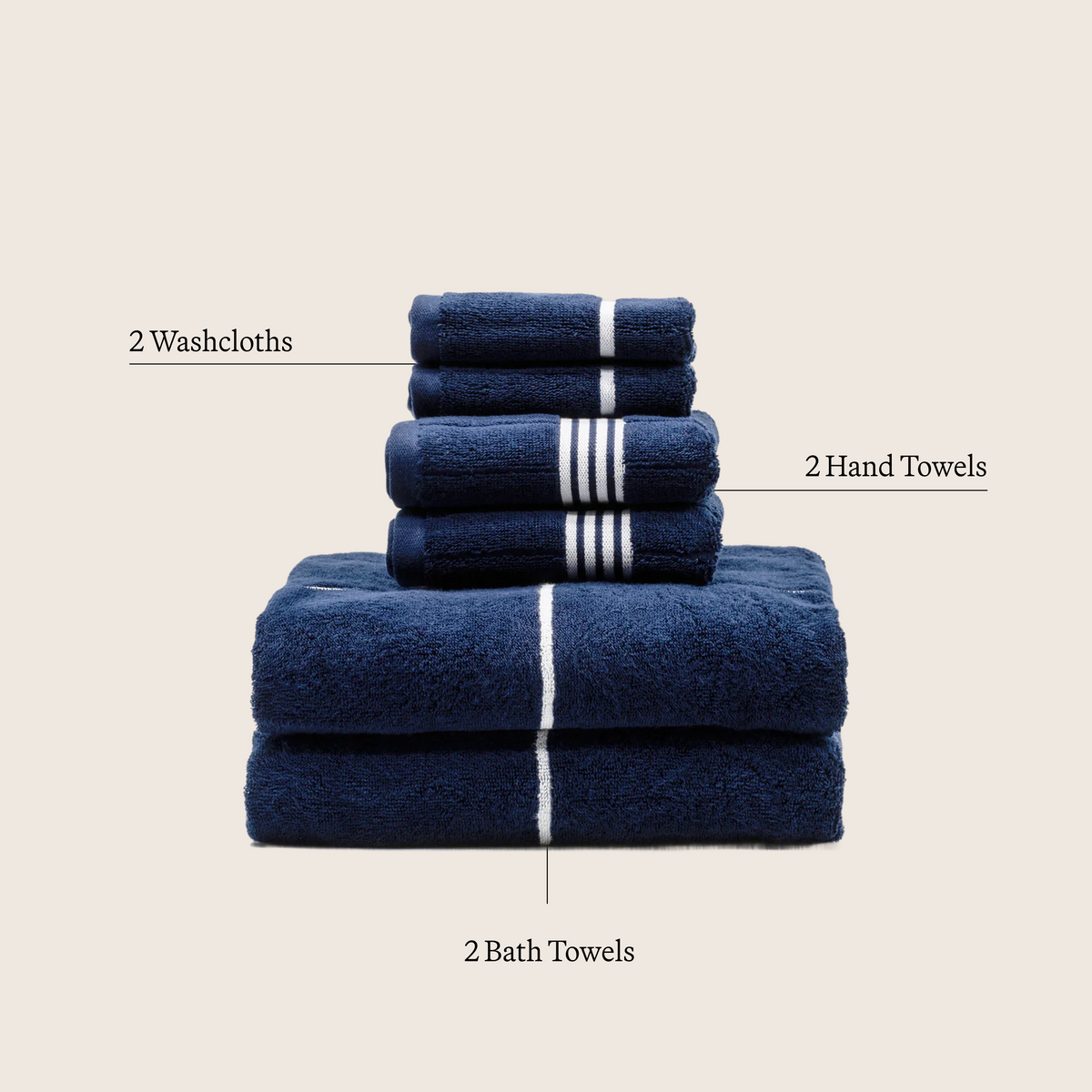 Miramar Australian Cotton Towels — Select Your Size