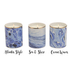 Mediterranean Blue Ocean Scent Gift Boxed Candles — Select Your Design