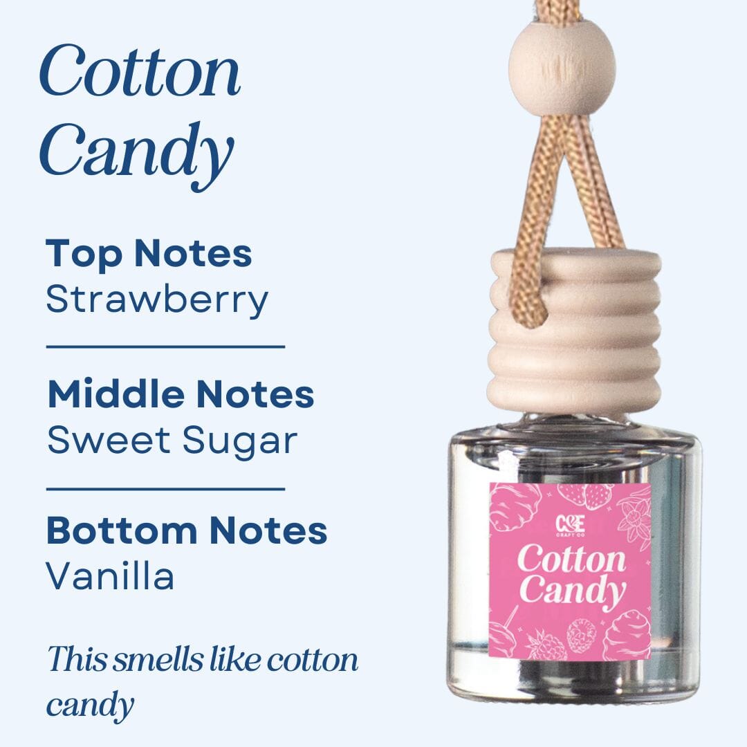 Summer Scents 4 Pack Scented Hanging Refillable Car Freshener Diffusers Scent Bundle