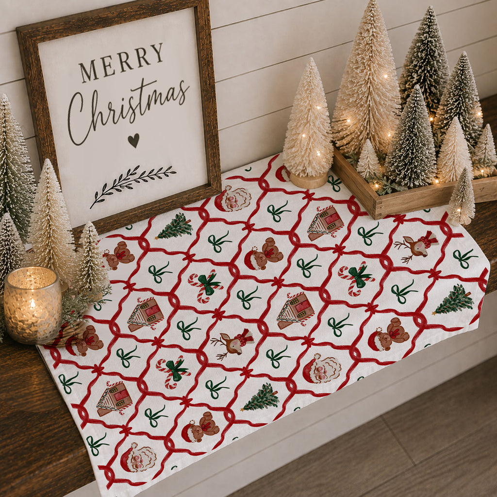Vintage Christmas Variety Kitchen Towel