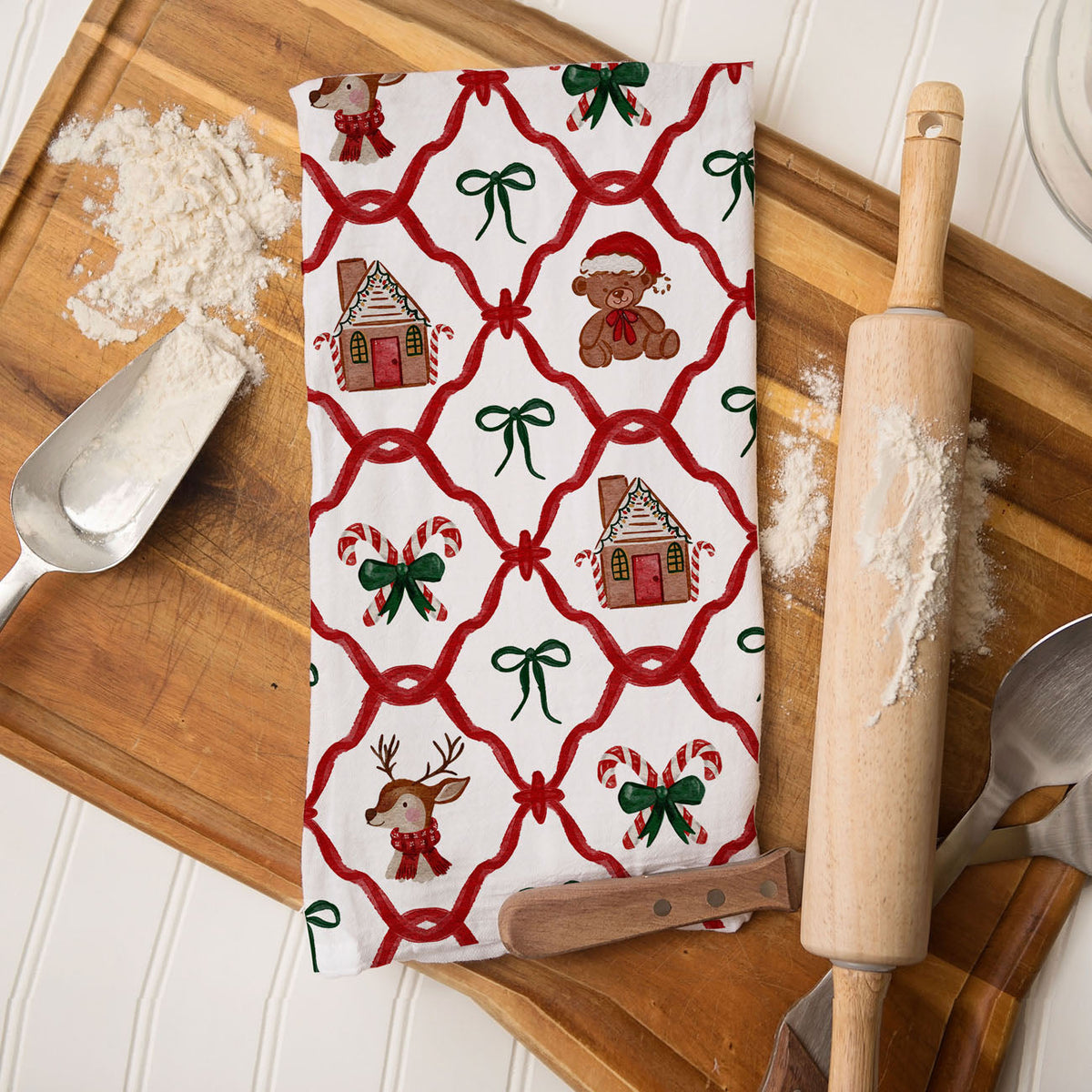 Vintage Christmas Variety Kitchen Towel