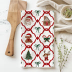 Vintage Christmas Variety Kitchen Towel