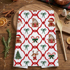 Vintage Christmas Variety Kitchen Towel