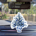 Chinoiserie Vase Freshie - Hanging Vehicle Air Freshener — Select Your Scent