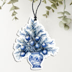 Chinoiserie Vase Freshie - Hanging Vehicle Air Freshener — Select Your Scent