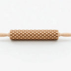 Handmade Wooden Embossed Courtly Check Rolling Pin — Select Your Style & Size