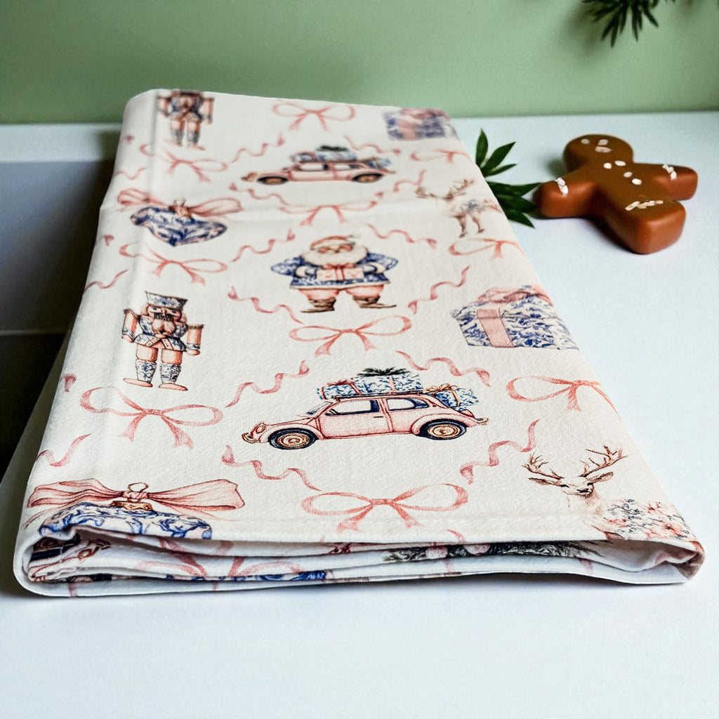 Chinoiserie Christmas Kitchen Towel