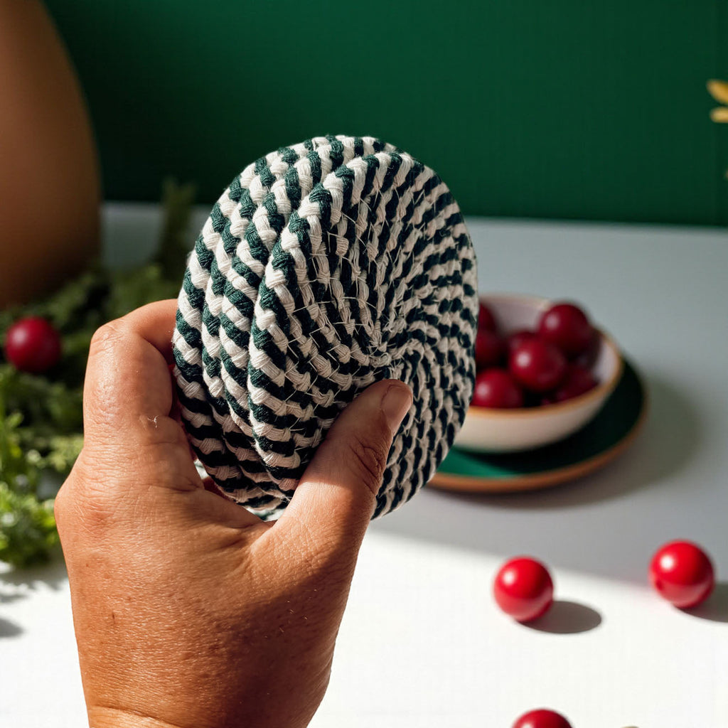 Candy Cane Coaster PRE-ORDER — Select Your Color