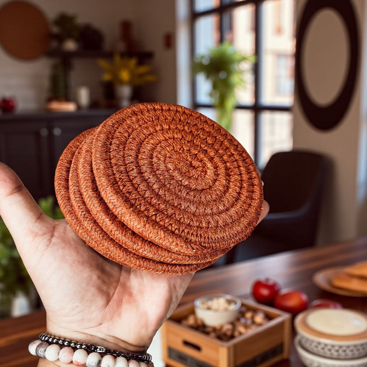 Fall Fabric Coasters — Select Your Pack & Color Story