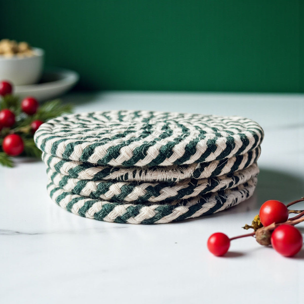 Candy Cane Coaster PRE-ORDER — Select Your Color