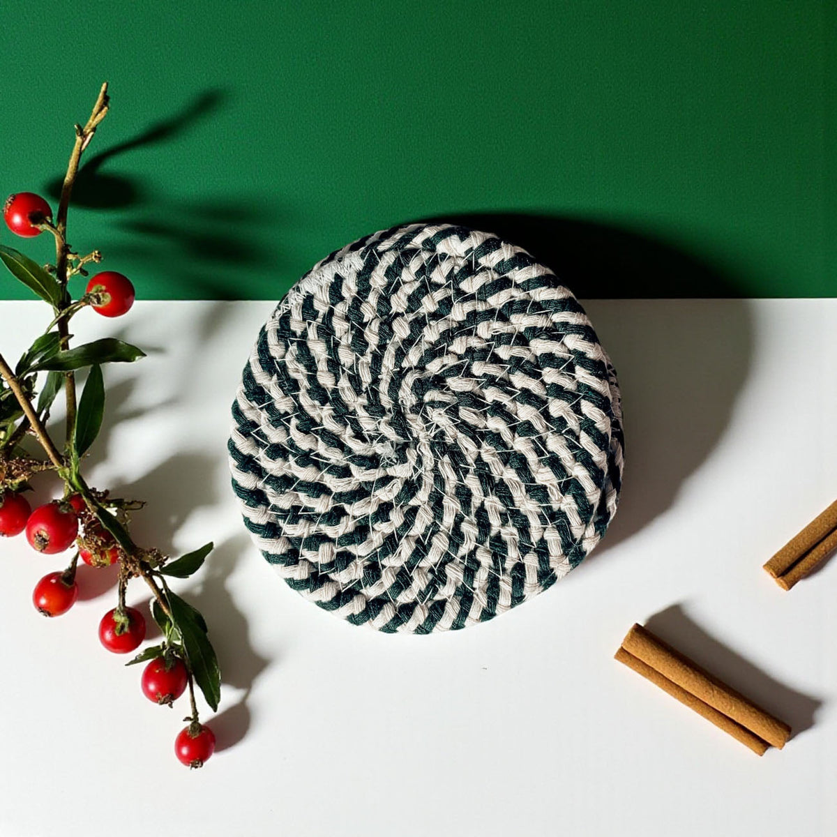 Candy Cane Coaster PRE-ORDER — Select Your Color