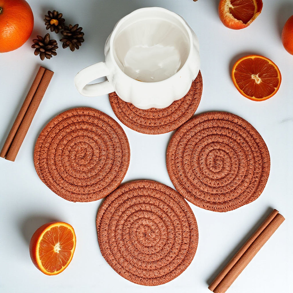 Fall Fabric Coasters — Select Your Pack & Color Story