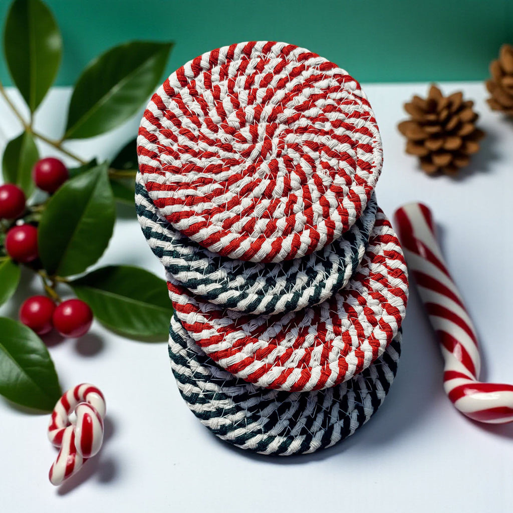 Candy Cane Coaster PRE-ORDER — Select Your Color
