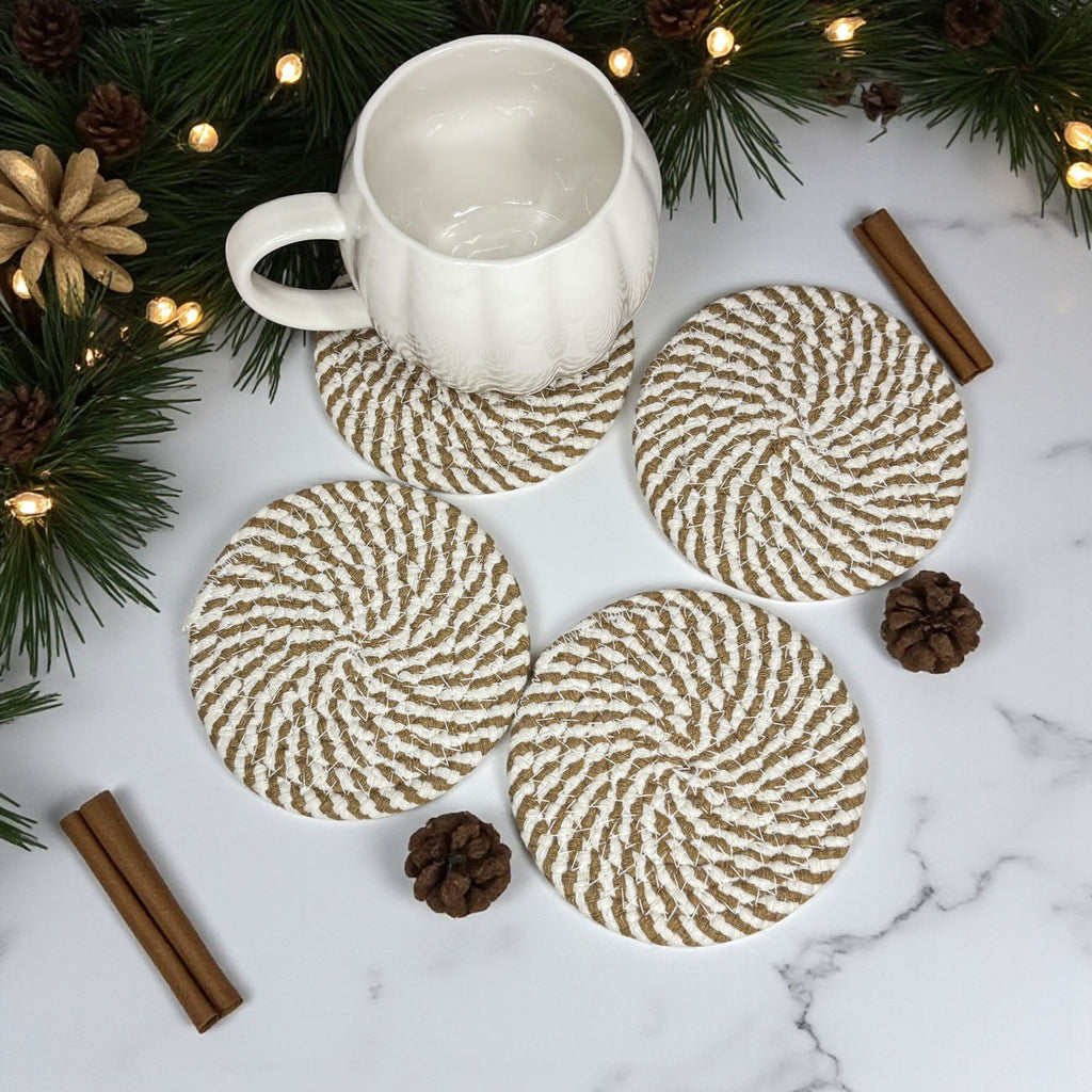Fall Fabric Coasters — Select Your Pack & Color Story