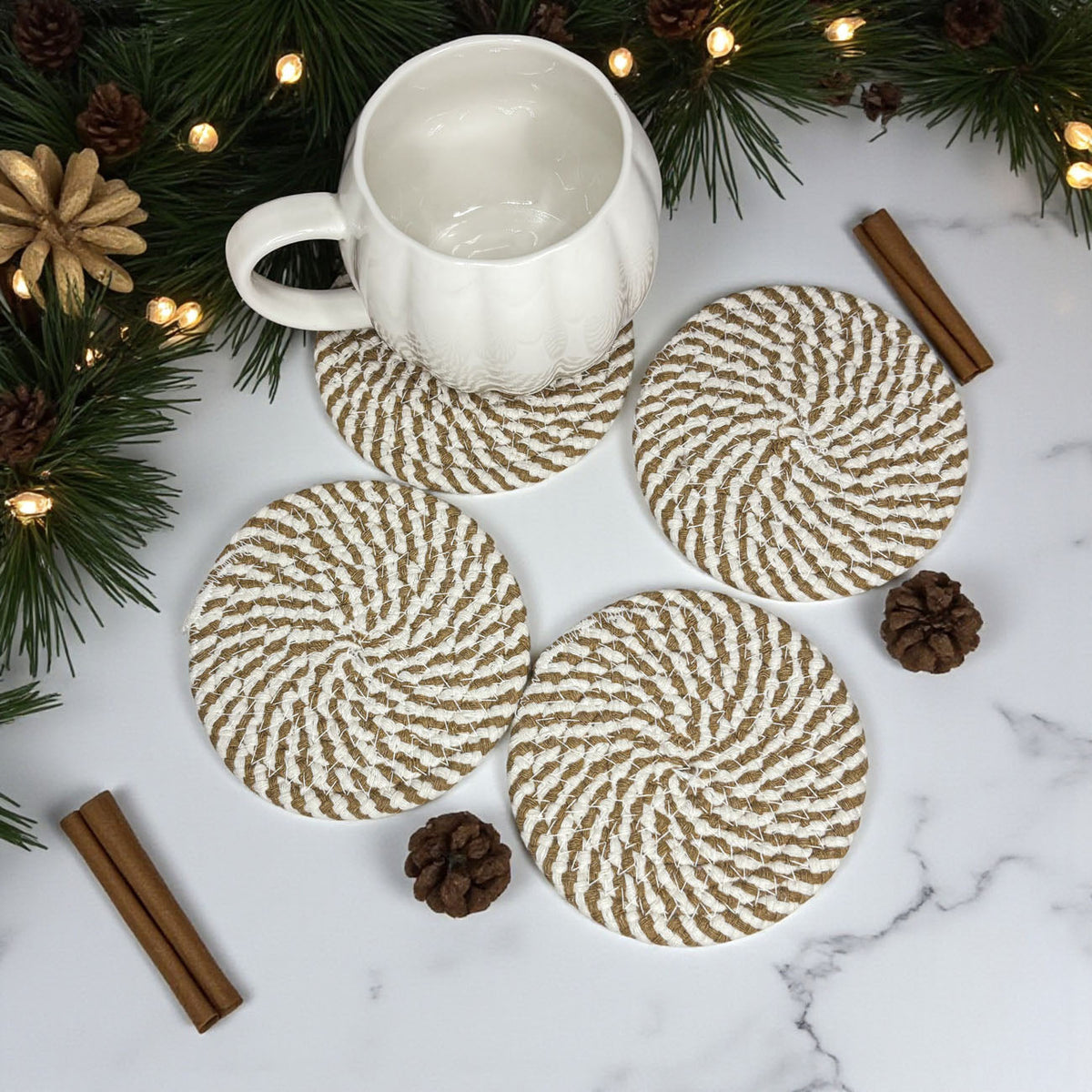 Fall Fabric Coasters — Select Your Pack & Color Story