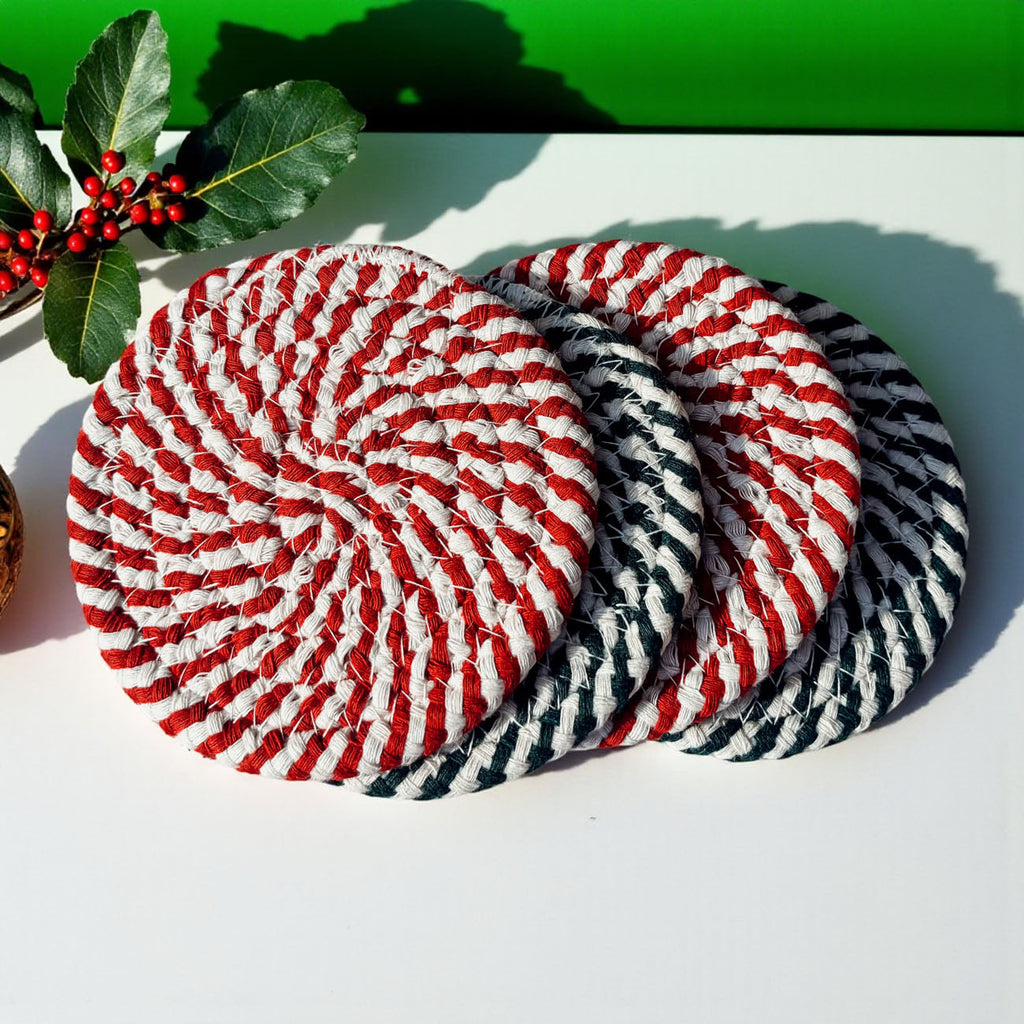 Candy Cane Coaster PRE-ORDER — Select Your Color