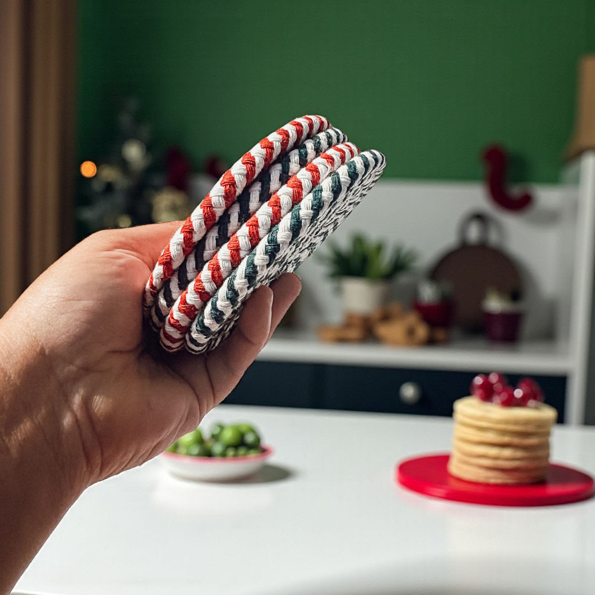 Candy Cane Coaster PRE-ORDER — Select Your Color
