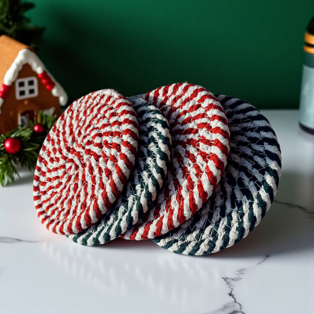 Candy Cane Coaster PRE-ORDER — Select Your Color