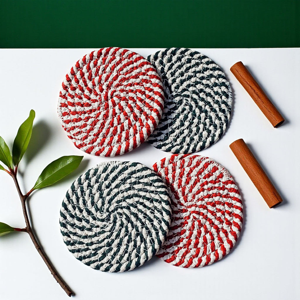 Candy Cane Coaster PRE-ORDER — Select Your Color