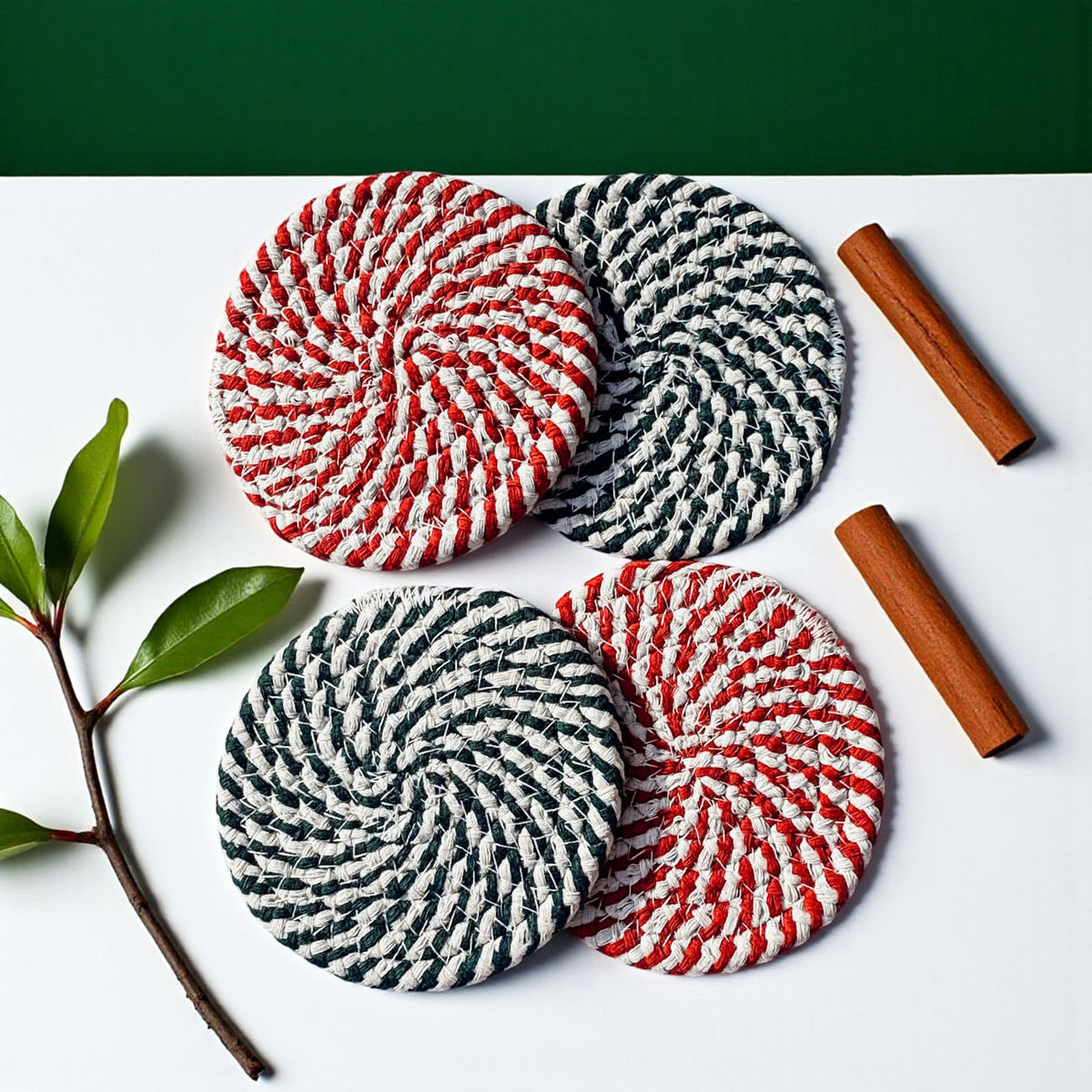Candy Cane Coaster PRE-ORDER — Select Your Color