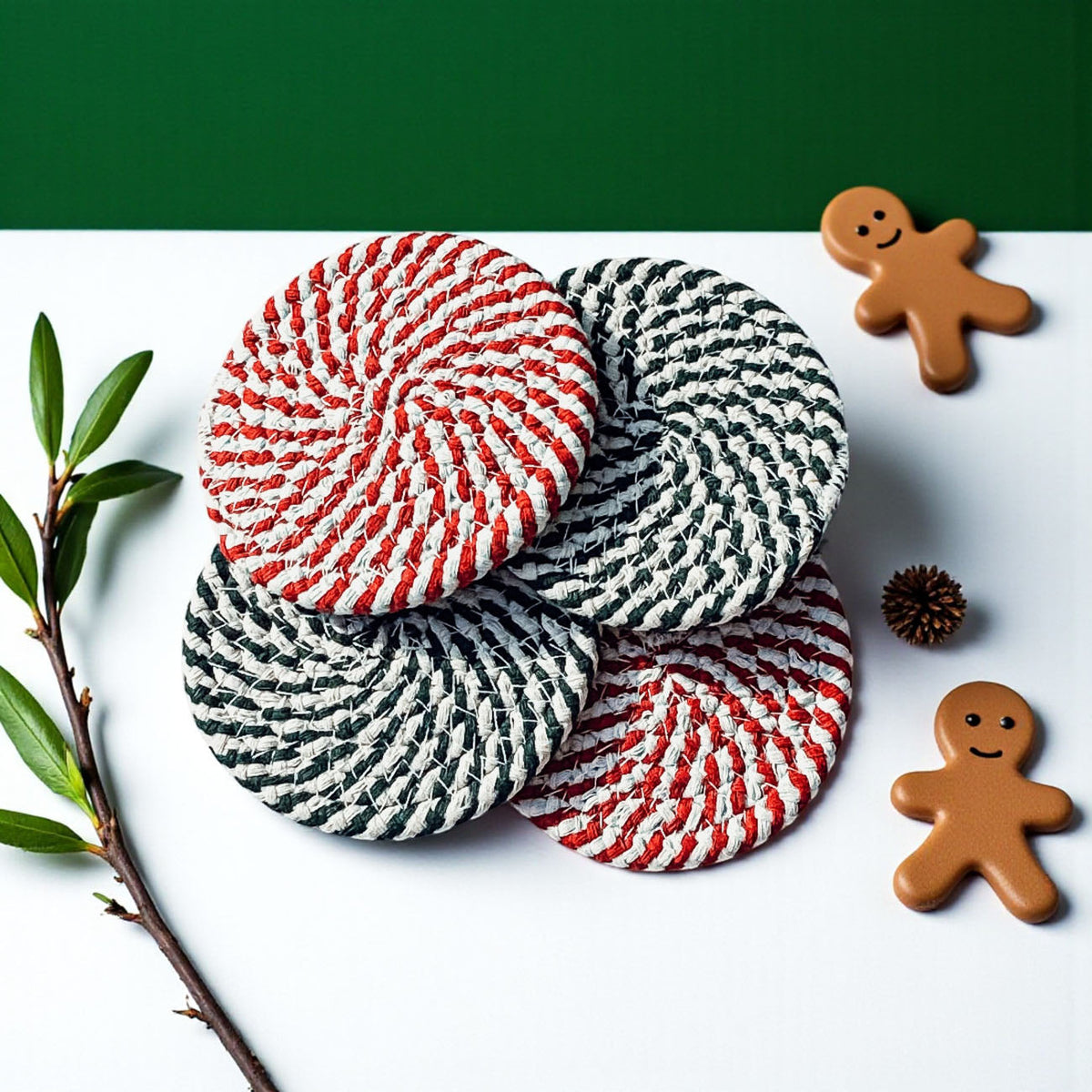 Candy Cane Coaster PRE-ORDER — Select Your Color