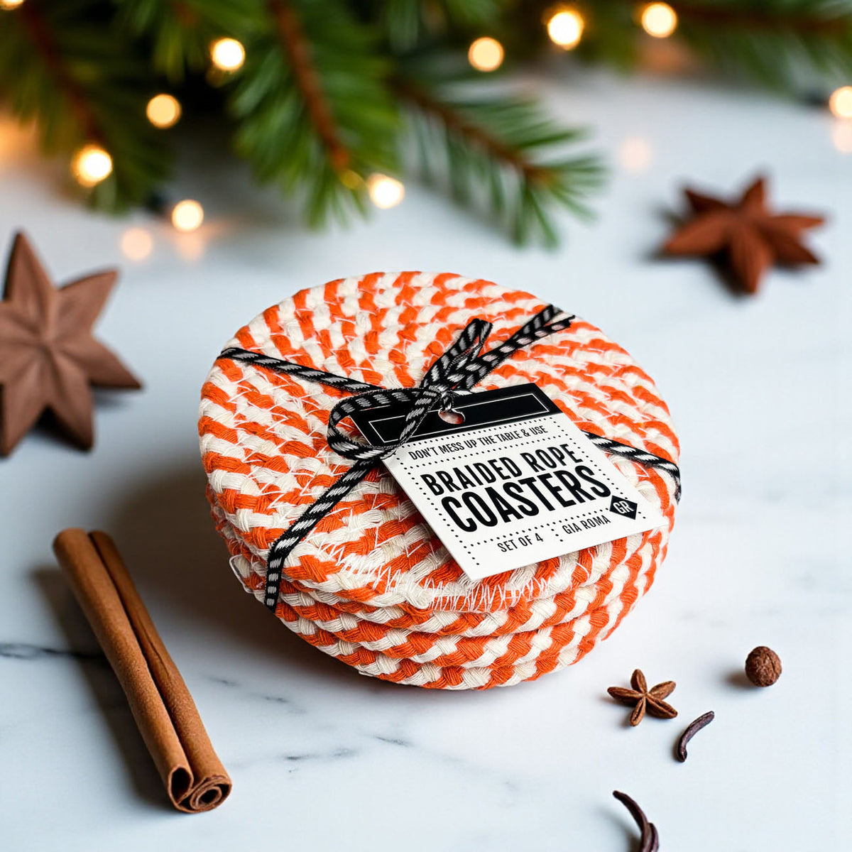 Fall Fabric Coasters — Select Your Pack & Color Story