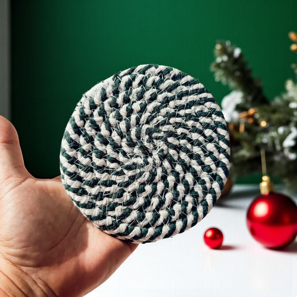 Candy Cane Coaster PRE-ORDER — Select Your Color