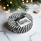 Black & White Braided Rope Coasters (Set of 4)