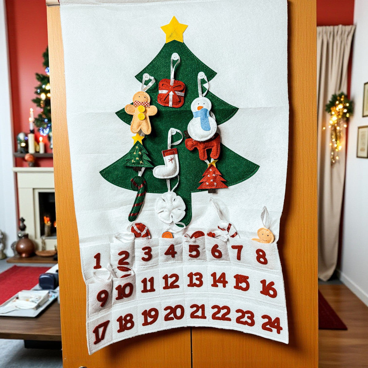 Handmade Felt Christmas Advent Calendar