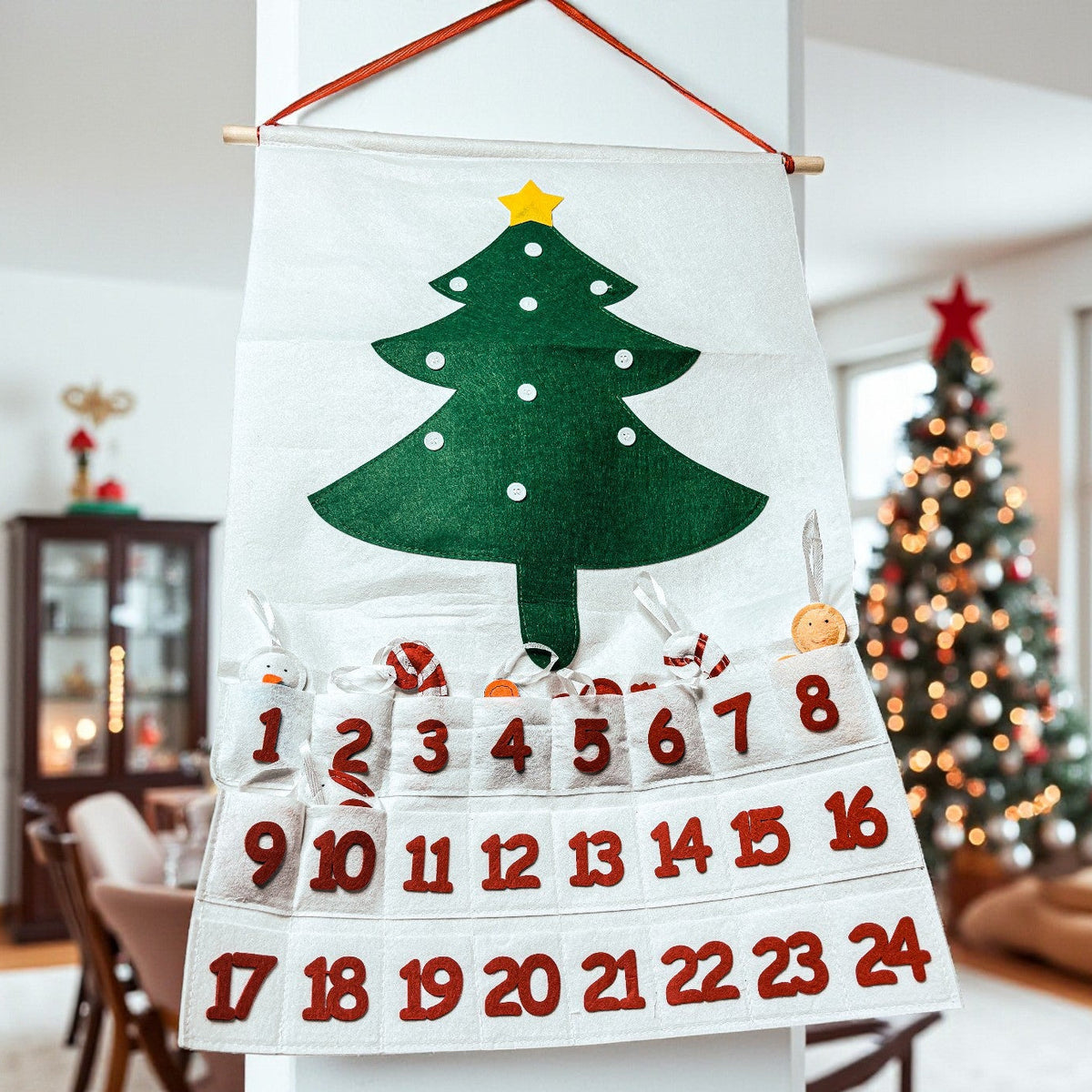 Handmade Felt Christmas Advent Calendar