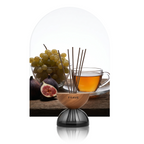 Breath Wood Smoked Glass Reed Diffuser with Aroma Oil