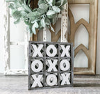 Handmade Gingham XOXO Wooden Game — Select Your Size