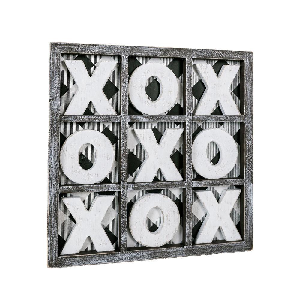 Handmade Gingham XOXO Wooden Game — Select Your Size