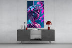 Thinking Sculpture Glass Wall Art